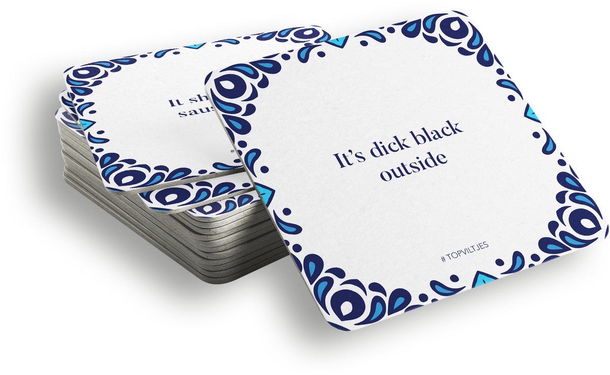 Bierviltjes Engelse Gezegden | Grappige Uitspraken (Mix 20 stuks)